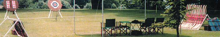 Image: Archery event set up, Archerytech corporate and private events.